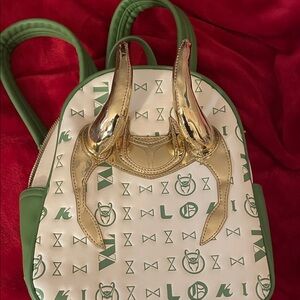 Marvel Loki Figural Horns Mini Backpack.